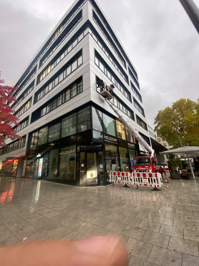 Fassadereinigung 
( Stuttgart Stadtmitte )